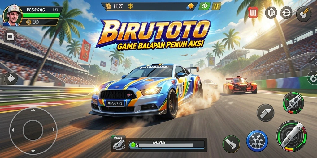 Tampilan gameplay BIRUTOTO yang seru dan mendebarkan.