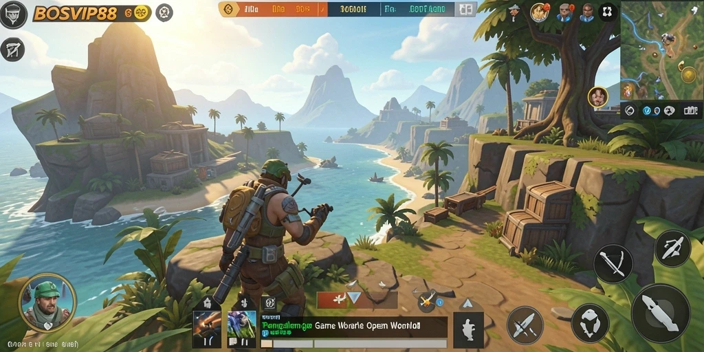 Gameplay menarik dari BOSVIP88 dalam dunia Open World.