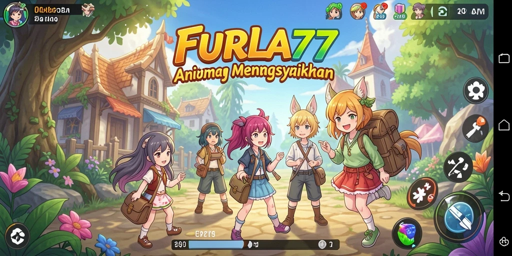 Screenshot gameplay FURLA77 menampilkan momen pertarungan yang intens.
