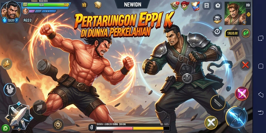Tampilan seru dari pertarungan epik dalam NEWIDN.
