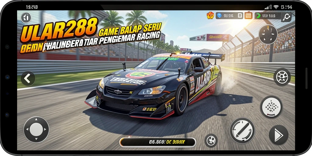 Tampilan gameplay balapan ULAR288 yang seru dan grafis memukau.
