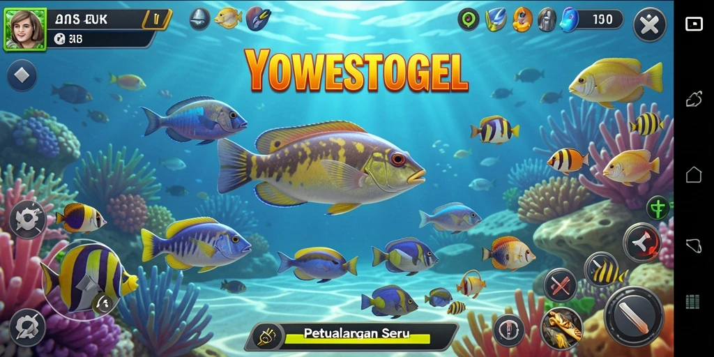 Gameplay seru menembak ikan di YOWESTOGEL.